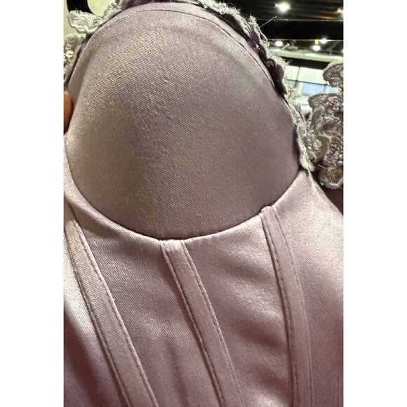 Vlora & Kaltrina Gown in Purple Size 4 Retails $1,850 - Picture 7 of 7